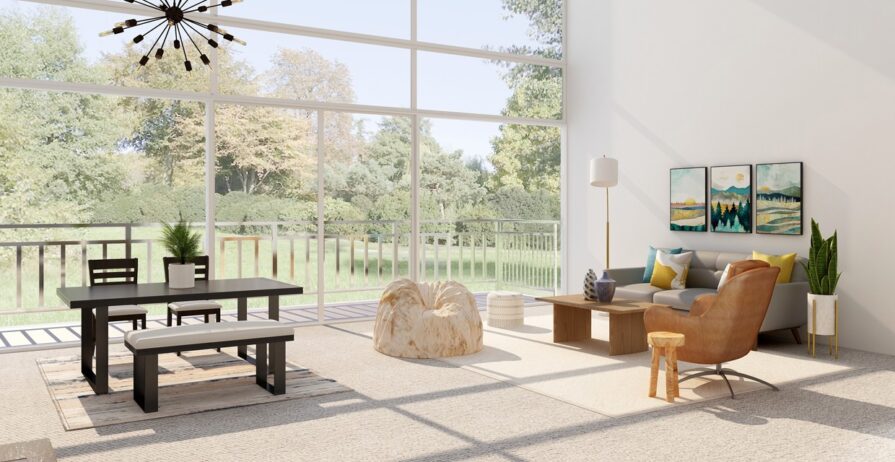 Villa Meublée avec Vue sur le Fleuve – Quartier Terminus